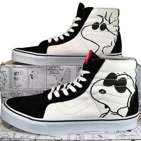 snoopy high top vans